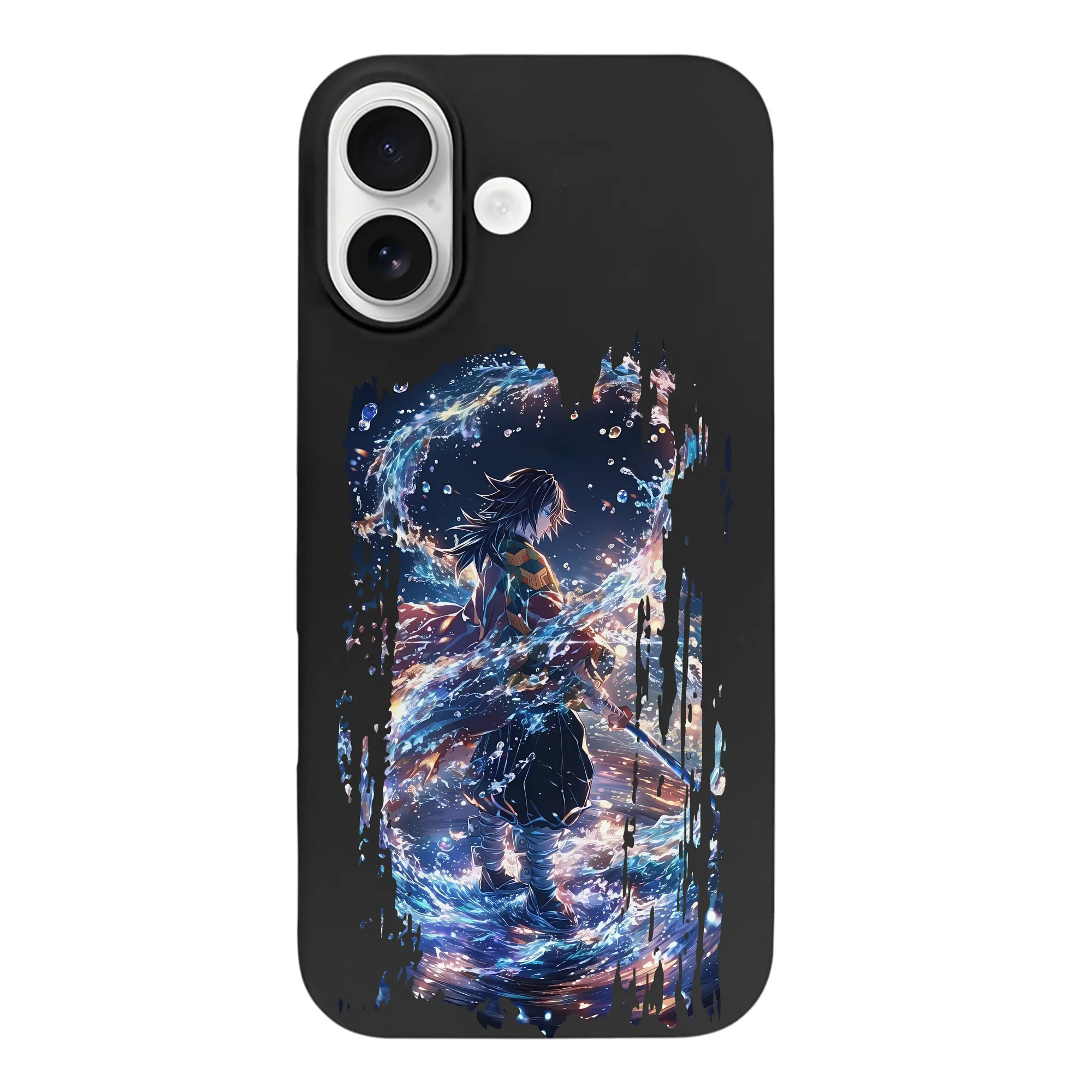 鬼滅の刃 グッズ,冨岡 義勇 - iPhone 17 シリーズ シリコンケース 薄型 耐衝撃 指紋防止 ソフトタッチカバー 精密フィット 傷防止 保護ケース iPhone 17/17 Air/17 Pro/17 Pro Max 対応